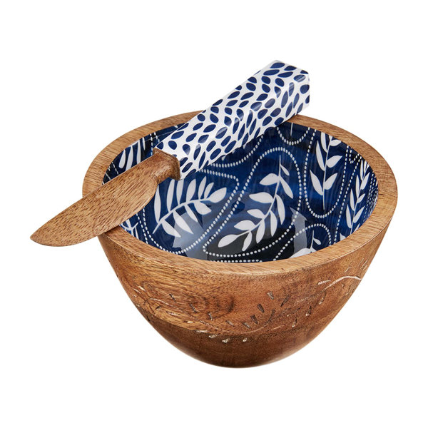 Mud Pie™ Wood Serving Bowl Wayfair